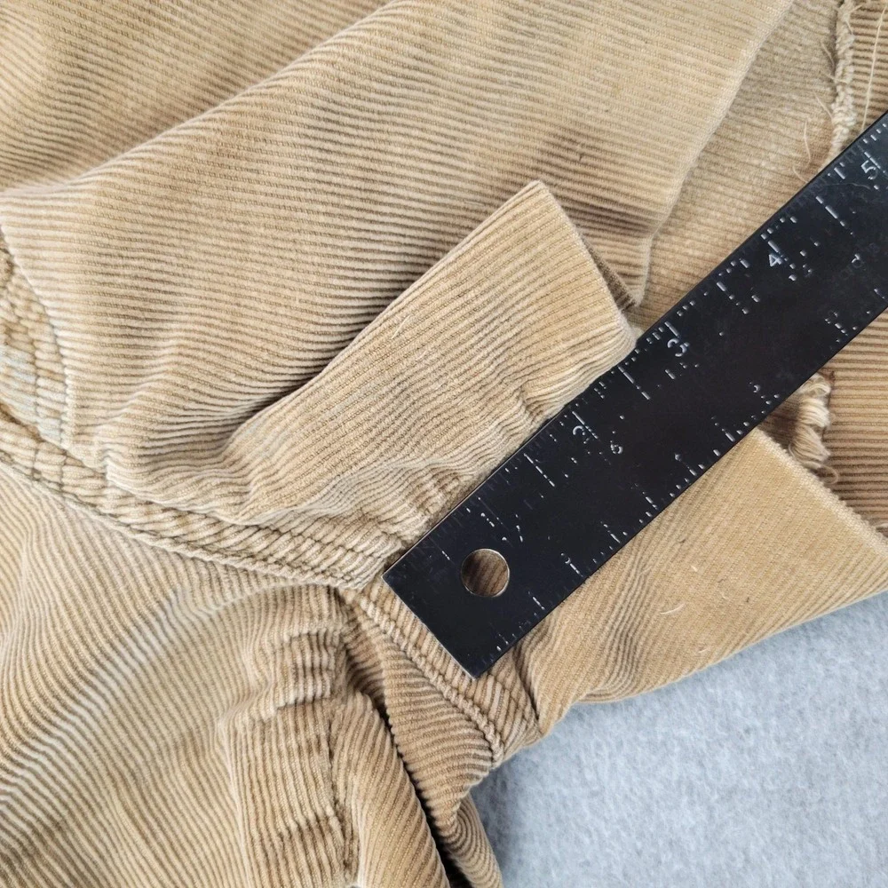 Levi's for Gals Corduroy Shorts Women 25 Tan 70s Big E Vintage Hemmed - Picture 7 of 12